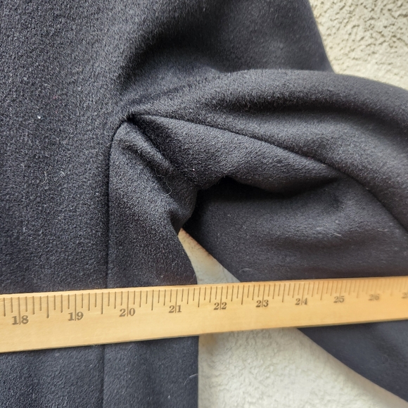 SAKS FIFTH AVENUE Women's Coat Large Wool Luxury Vintage Double Breasted Long - Picture 6 of 9